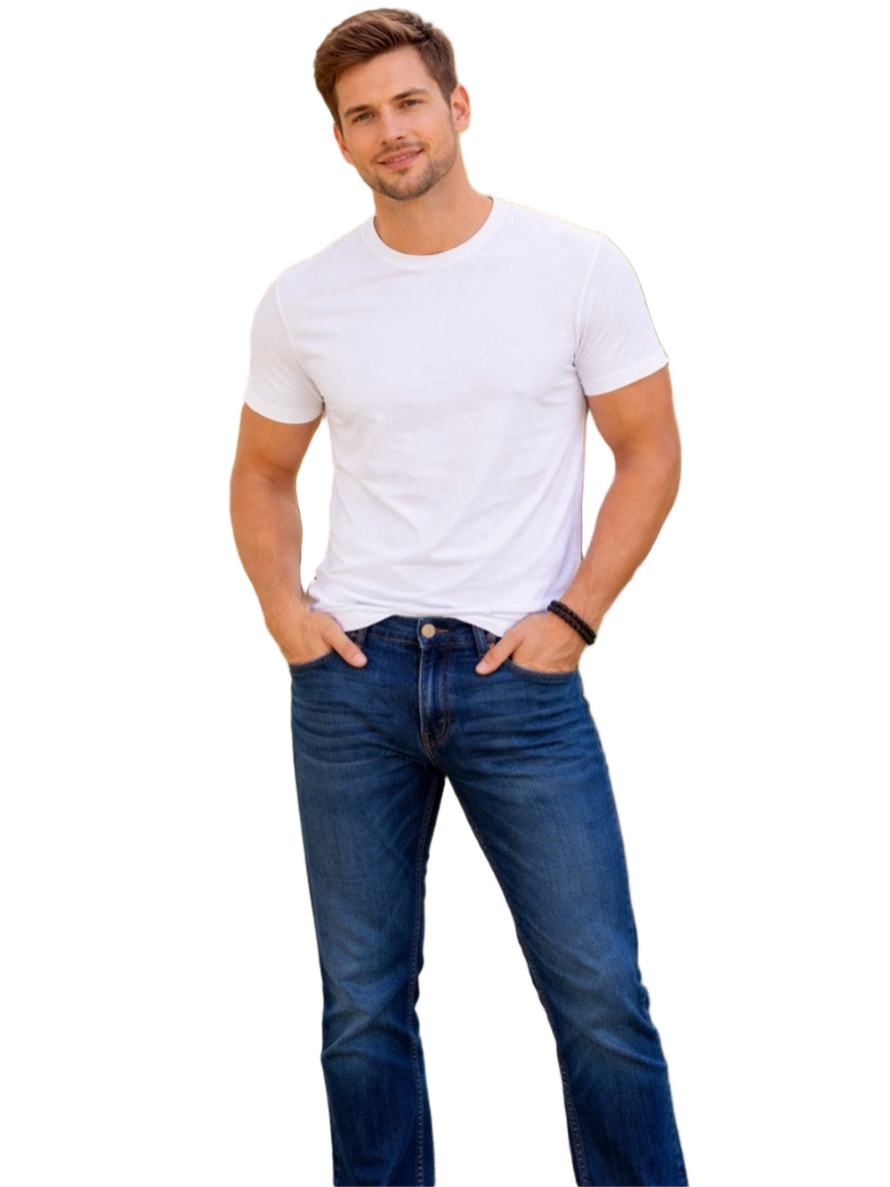 Beverly Hills Polo Club mens Dark wash Blue Jeans